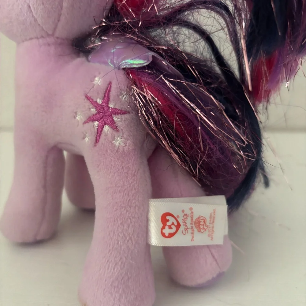 Ty Twilight Sparkle plush toy from the My Little Pony franchise
